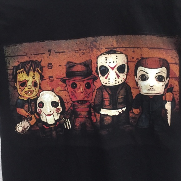 Big Chris art Halloween tee shirt - Picture 2 of 4